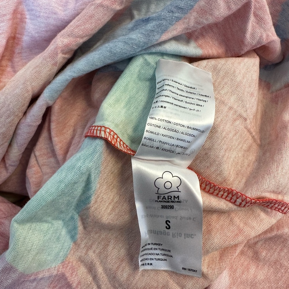 NWT FARM Rio Summer Garden Ombre Mini Dress - Picture 8 of 9